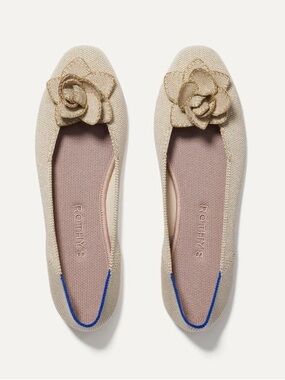 Rothy's Women's Beige Floral Ballet Flat Size 8.5